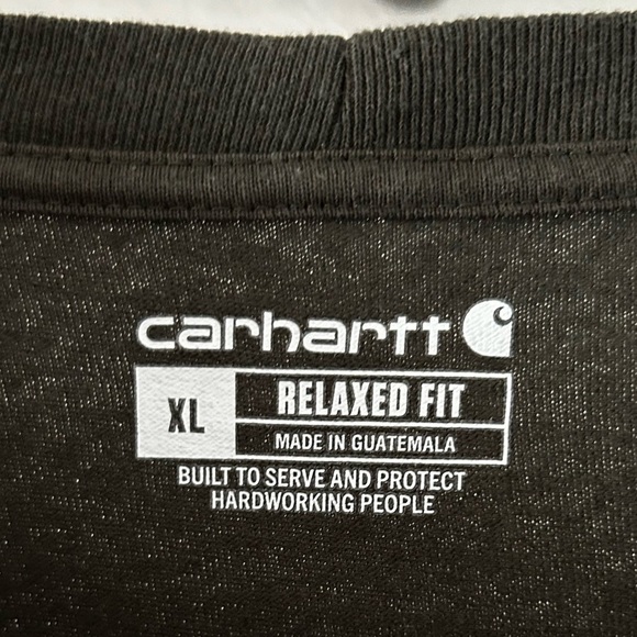 Carhartt Relaxed Fit Black Tee - Picture 3 of 3